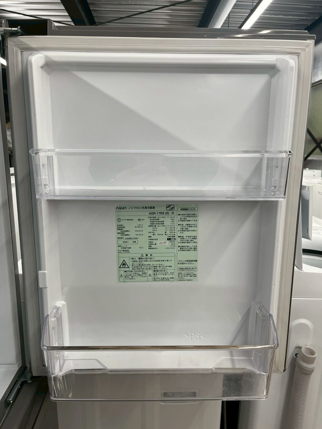 大阪送料無料☆3か月保障付き☆冷蔵庫☆アクア☆2ドア☆2021年☆AQR