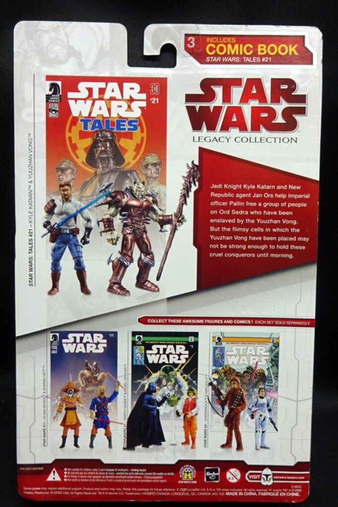 HASBRO COMIC PACKS YUUZHAN VONG KYLE KATARN 3.5インチ