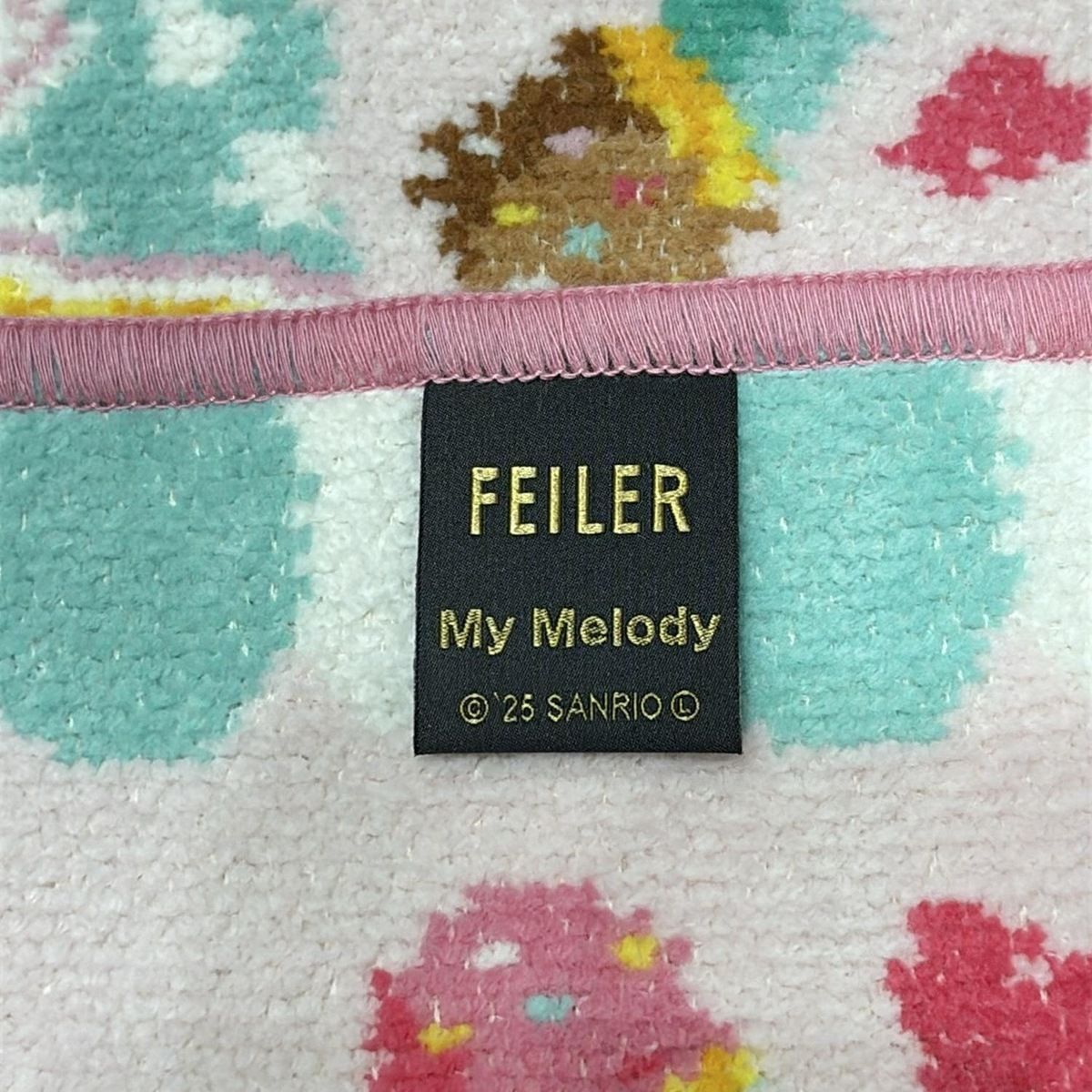  フェイラー 小物 - ライトピンク×ブルーグリーン×マルチ ハンドタオル マイメロディ アイスクリーム My Melody SANRIOコラボ その他 小物