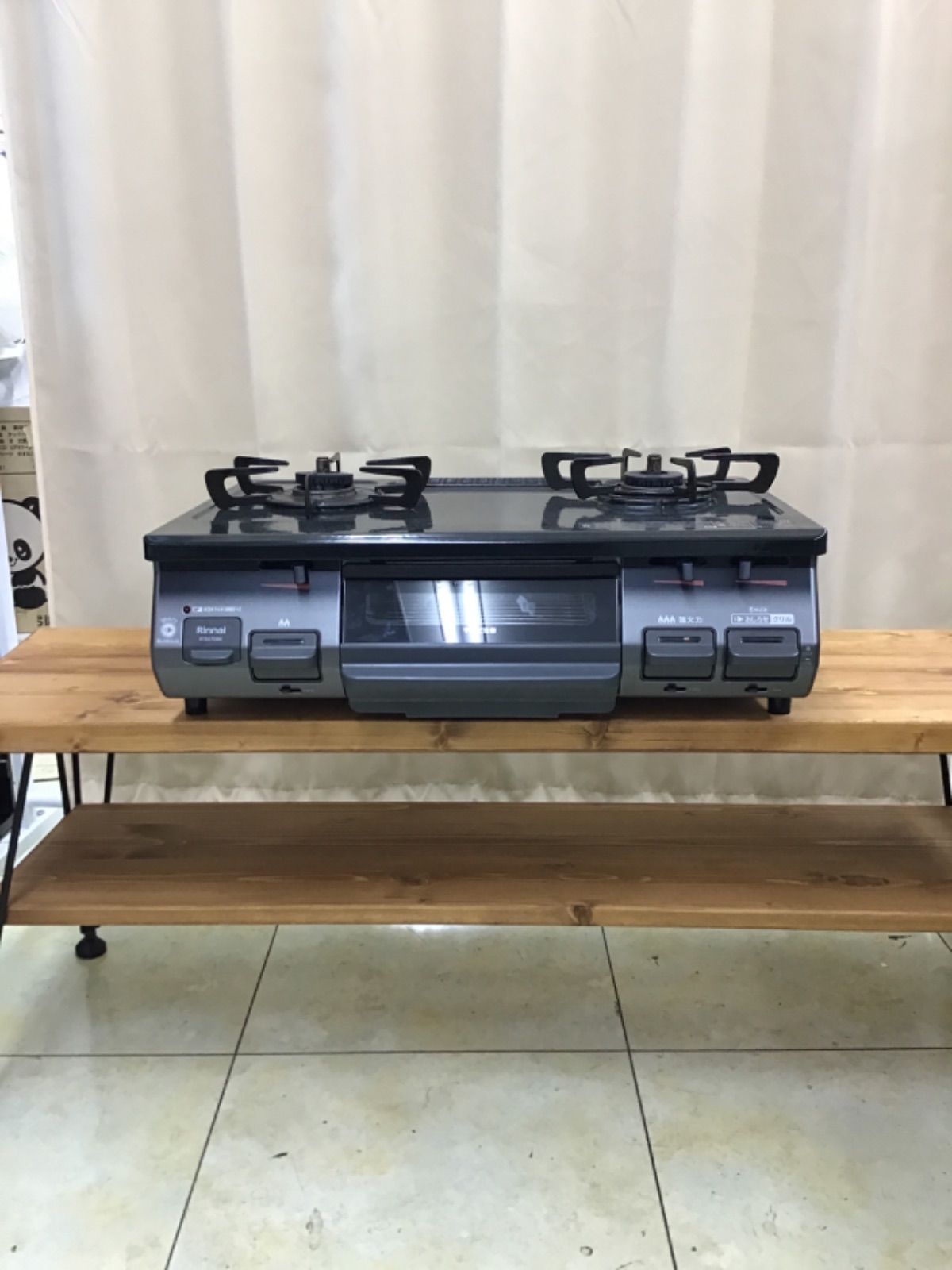 リユース Rinnai ガステーブル 都市ガス用 23年製