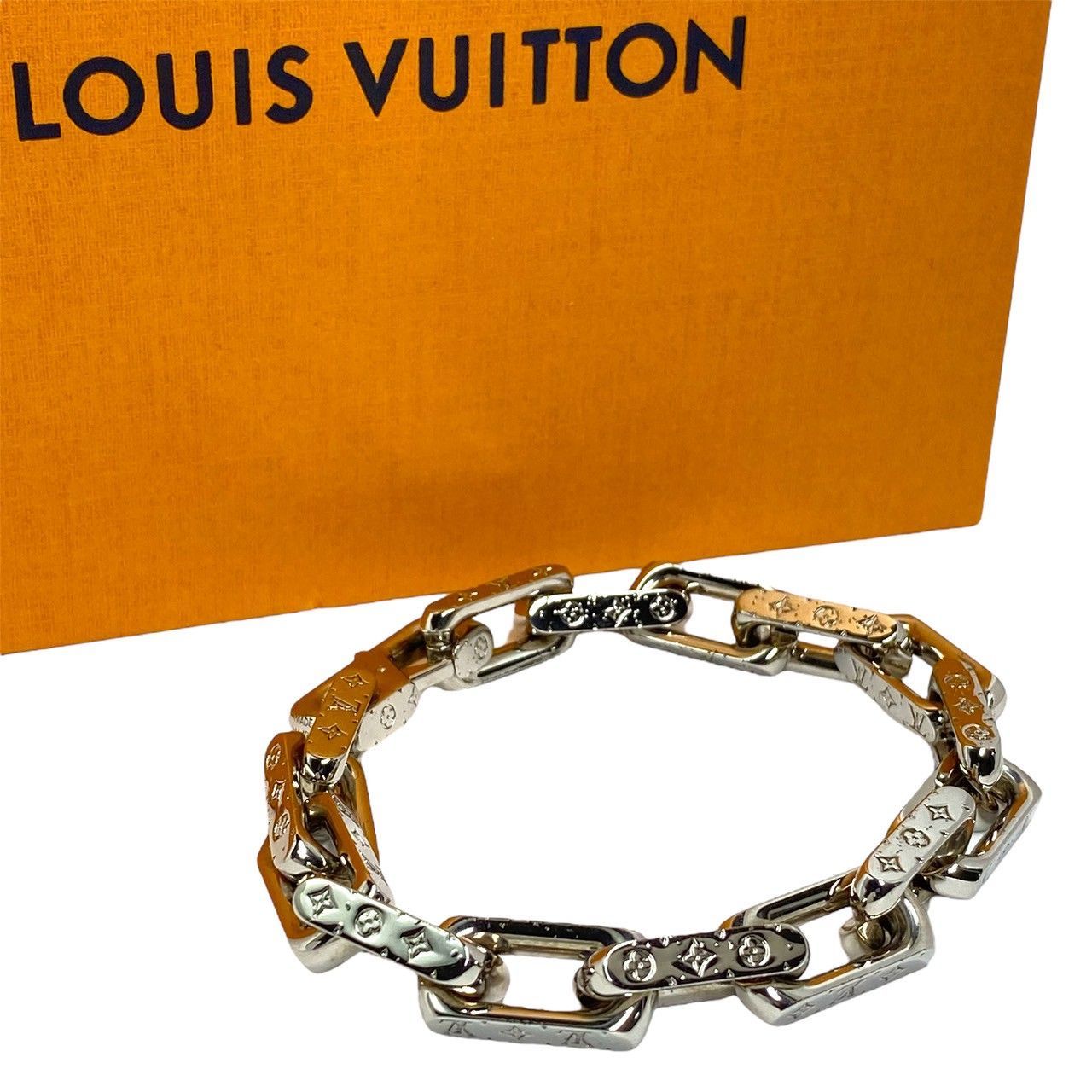 2842 LOUIS VUITTON ルイヴィトン コリエ チェーンモノグラム