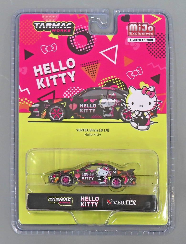 新品】ミニカー 1/64 Vertex Nissan Silvia (S14) Sanrio Hello Kitty