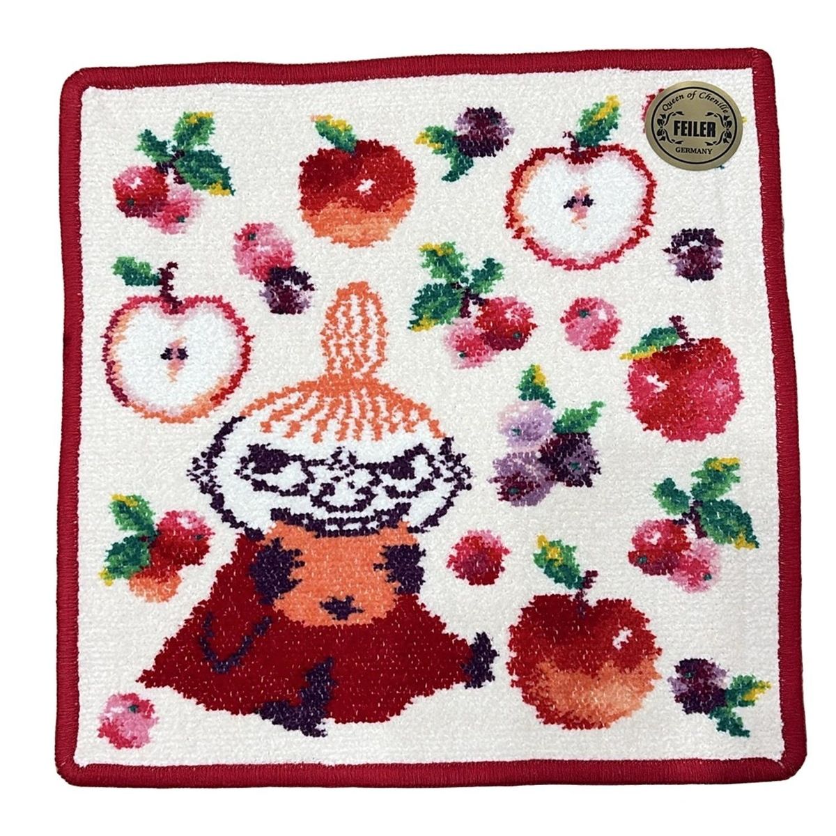 FEILER フェイラー 小物 - ベージュ×レッド×マルチ ハンドタオル|オメナ|リトルミイ|MOOMINコラボ