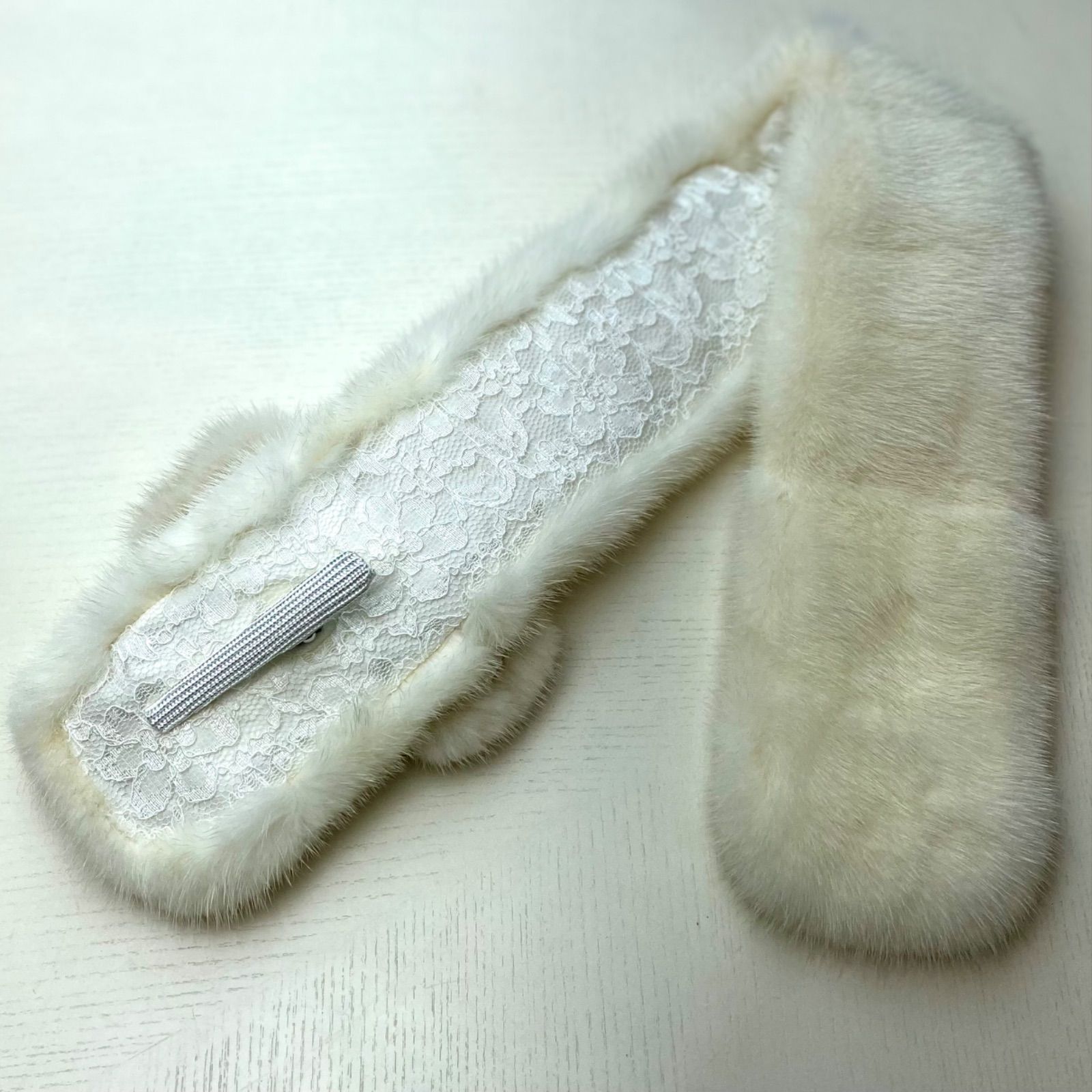 クリスマスフェア🎄🎁✨特売‼︎*SAGA MINK* ミンク リボンマフラー