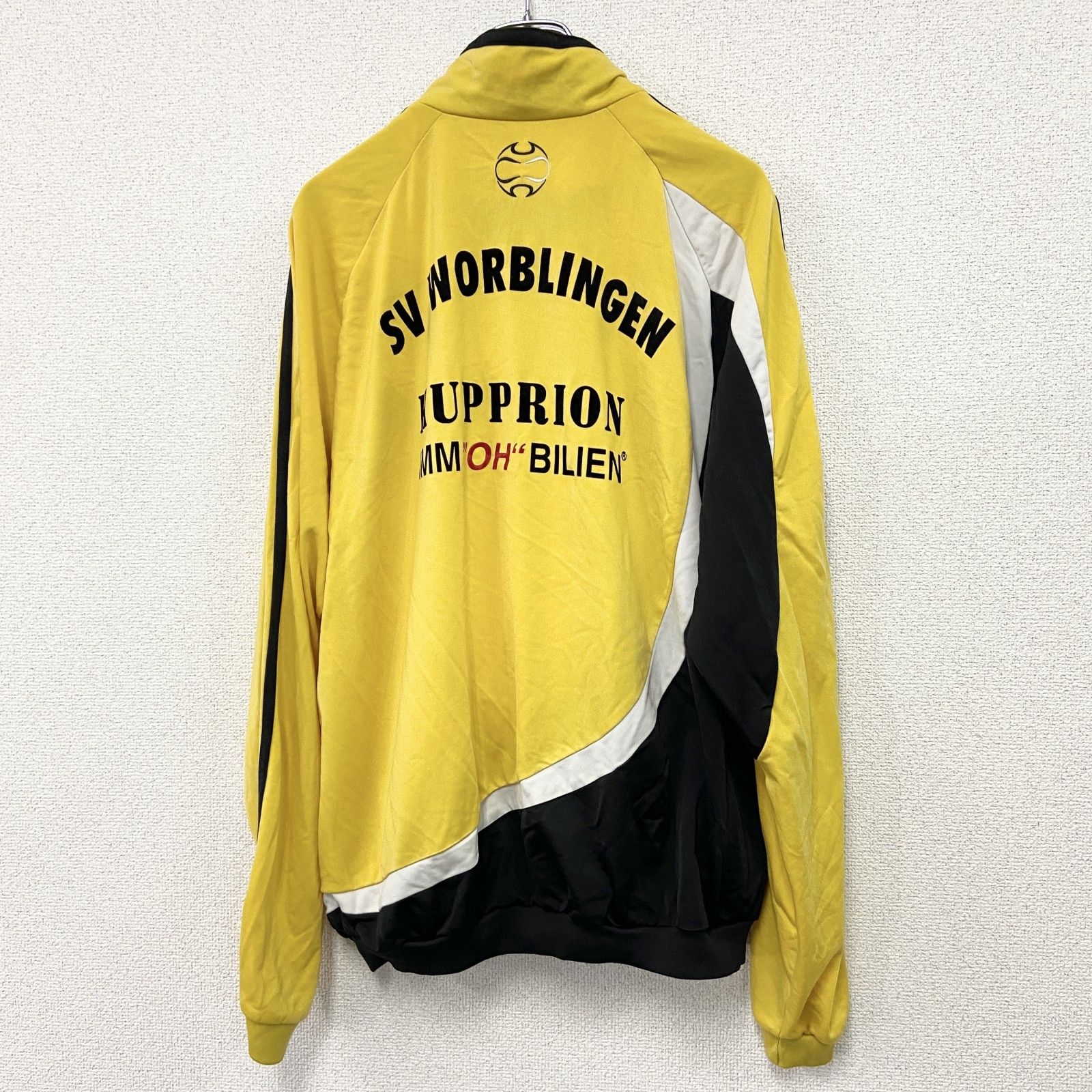00s OLD adidas トラックジャケット　イエロー　XL相当　Oサイズ 古着 used 00s adidas アディダス トラックジャケット/ジャージ