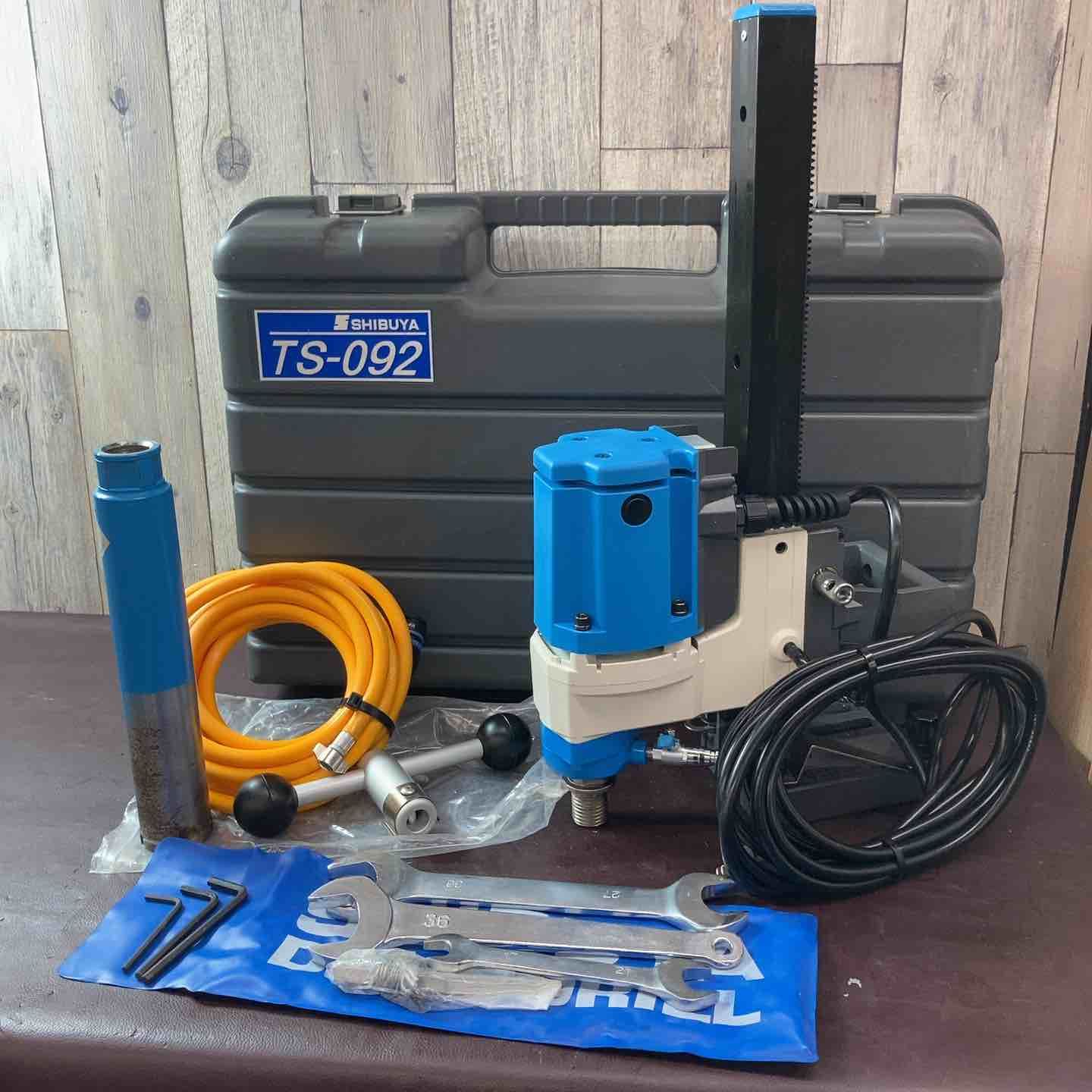 中古品】シブヤ(SHIBUYA) コアドリル TS-092 穿孔機 ダイヤモンド