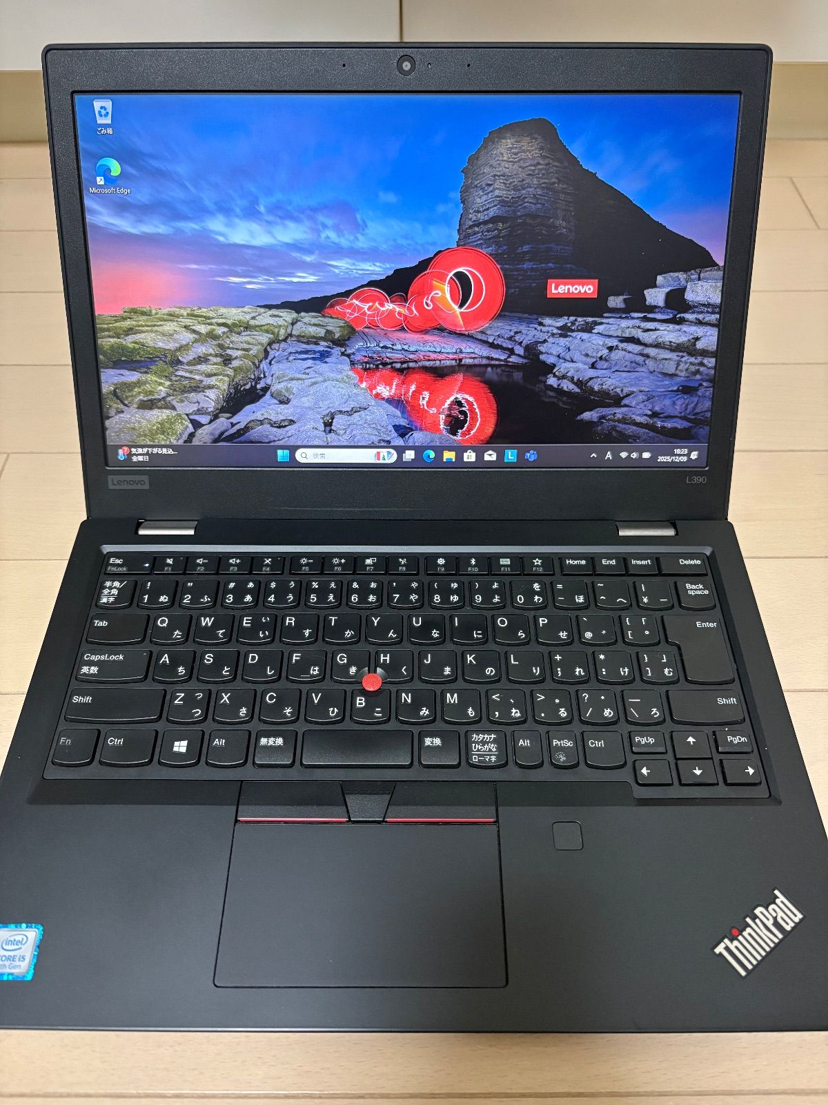ほぼ美品/即配送】Lenovo ThinkPad L390 Windows11 SSD256GB メモリ8GB