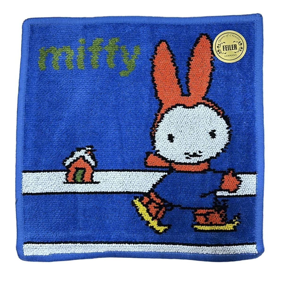 FEILER(フェイラー) 小物新品同様 - ネイビー×オレンジ×マルチ ハンド FEILER(フェイラー) 小物新品同様 - ネイビー×オレンジ×マルチ ハンド