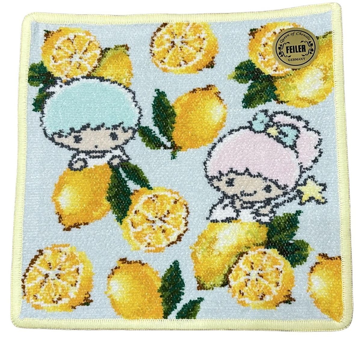 フェイラー 小物新品同様 - イエロー×ライトブルー×マルチ ハンド