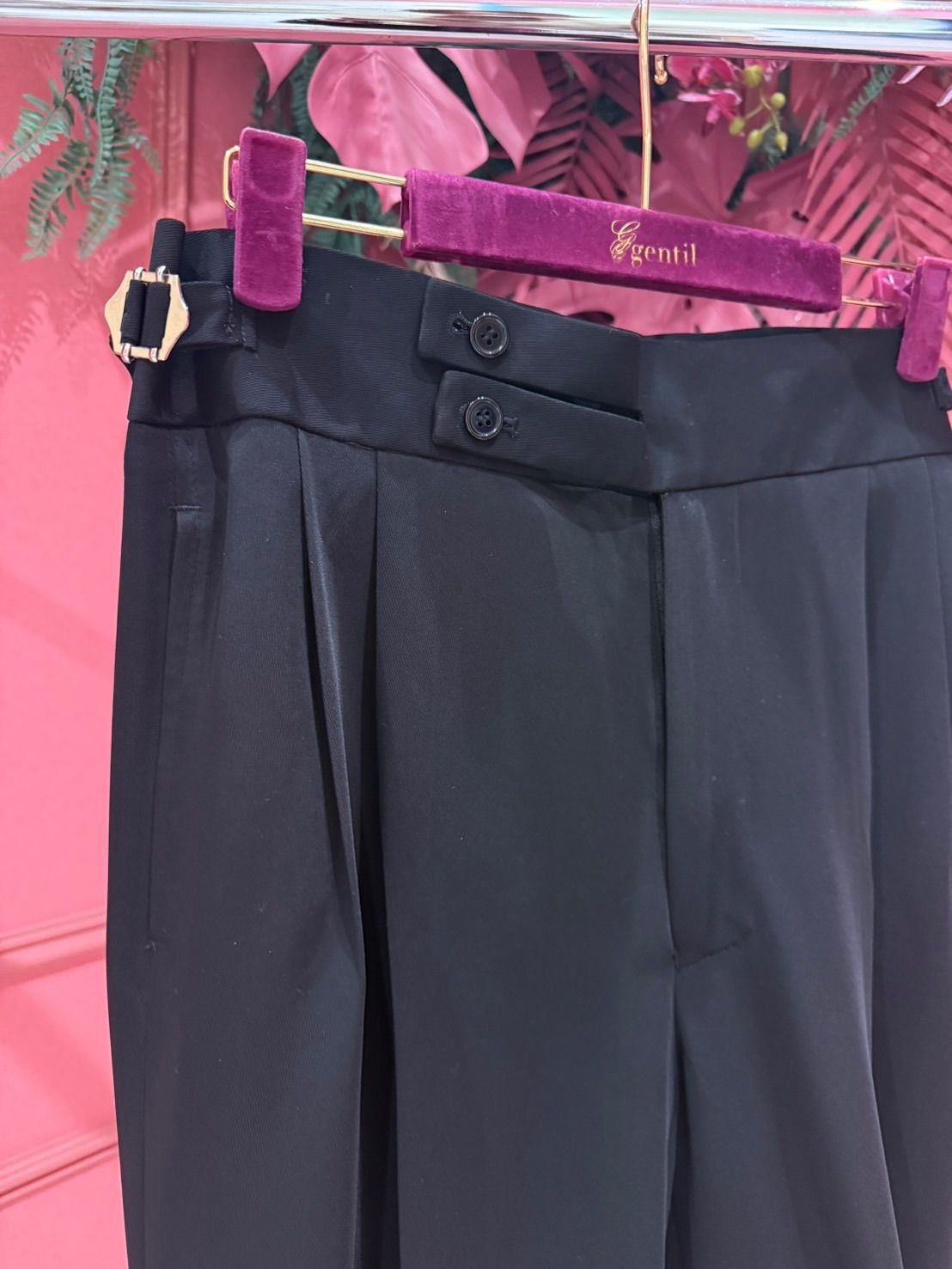 gentil ジャンティ HOMME 社交ダンス ウェア メンズ パンツ ブラック