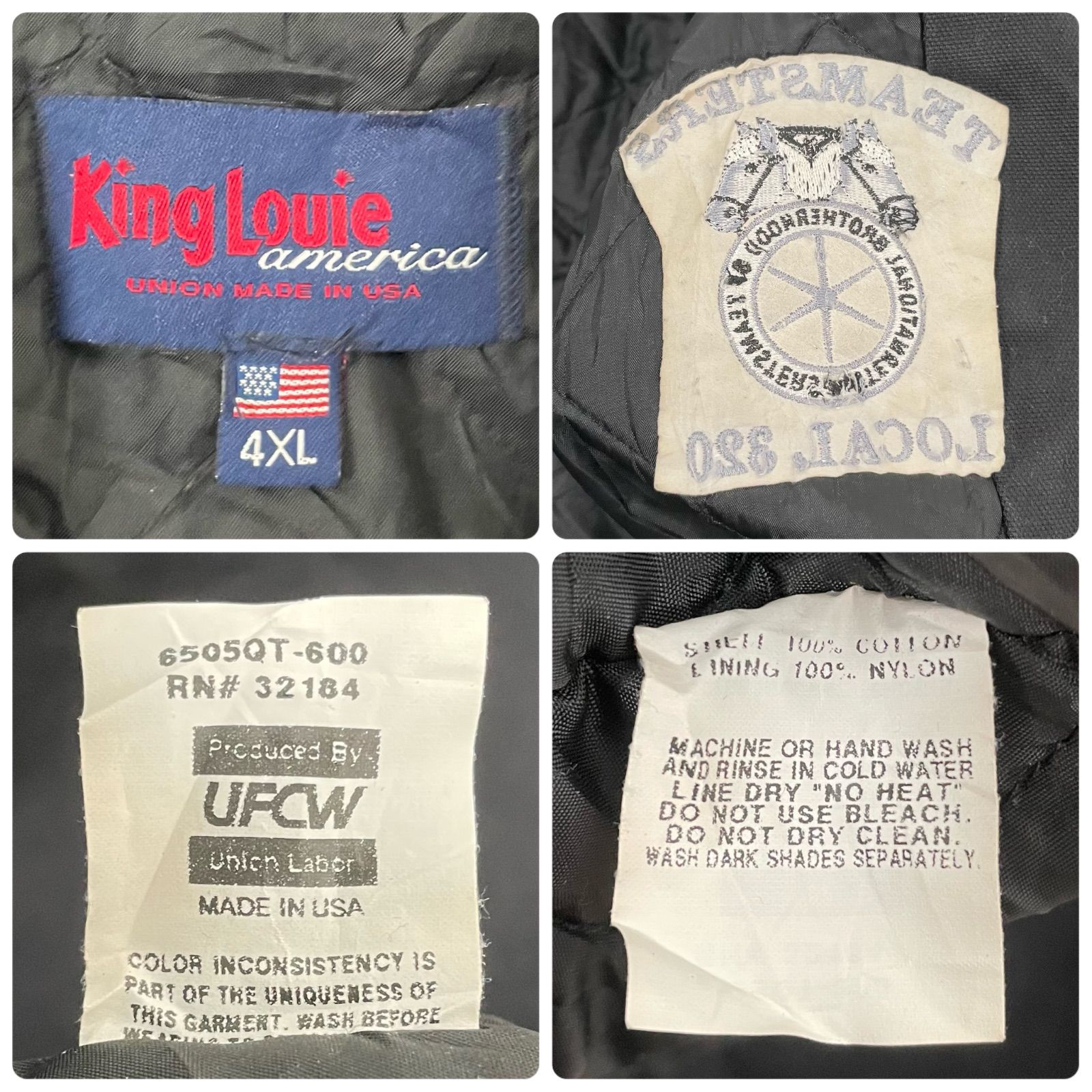 USA製 VINTAGE ヴィンテージ 90s King Louie ダック生地 デトロイト