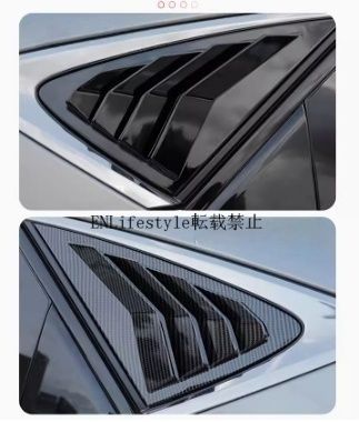 レクサス NX260 2022 350h 400h+ リヤ ウィンドウ エアインテーク 外装　ガーニッシュ ルーバー カバー 2p 2色選択