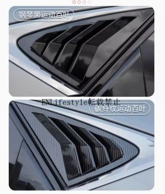 レクサス NX260 2022 350h 400h+ リヤ ウィンドウ エアインテーク 外装　ガーニッシュ ルーバー カバー 2p 2色選択