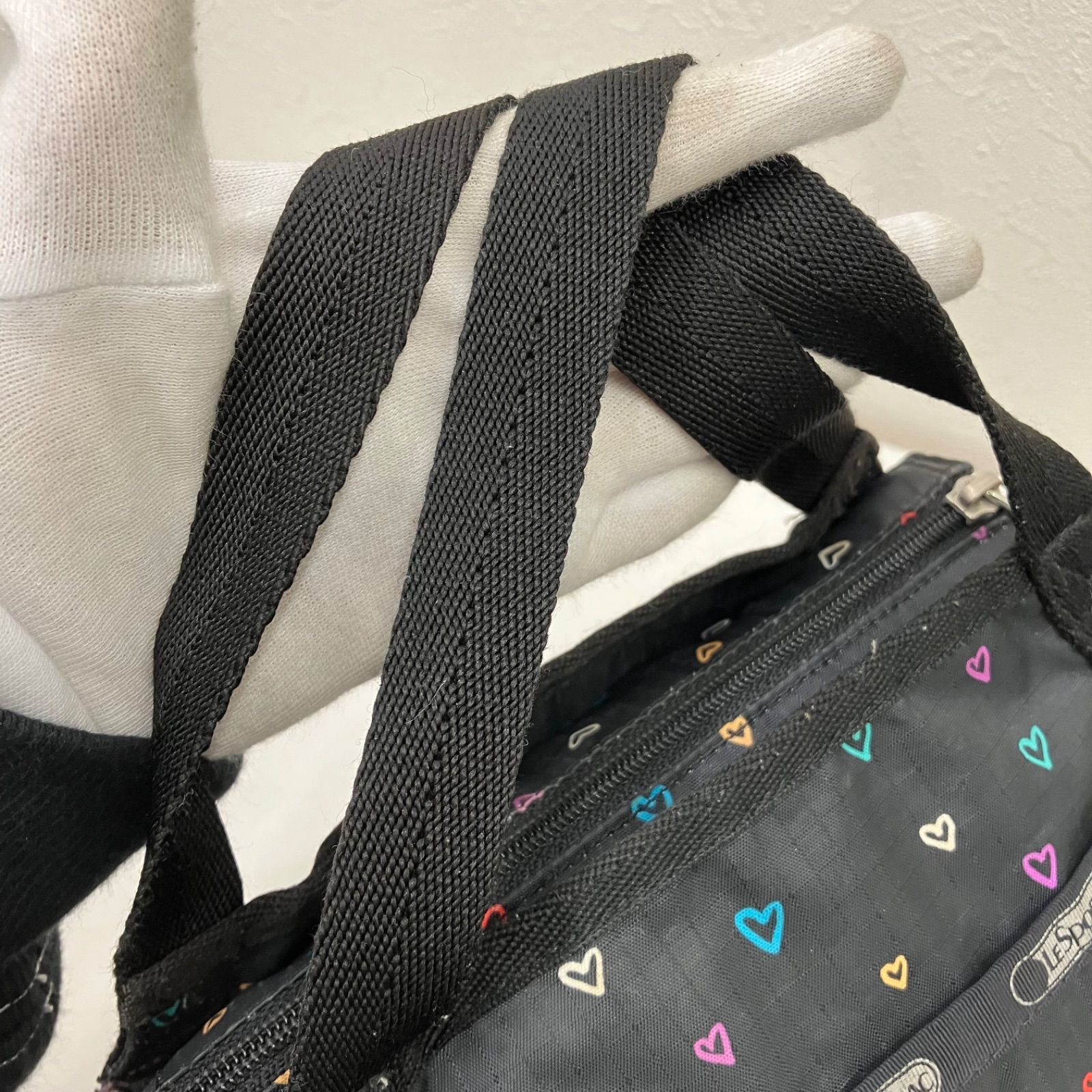 7381 LeSportsac レスポートサック スモールジェニー ハート柄 