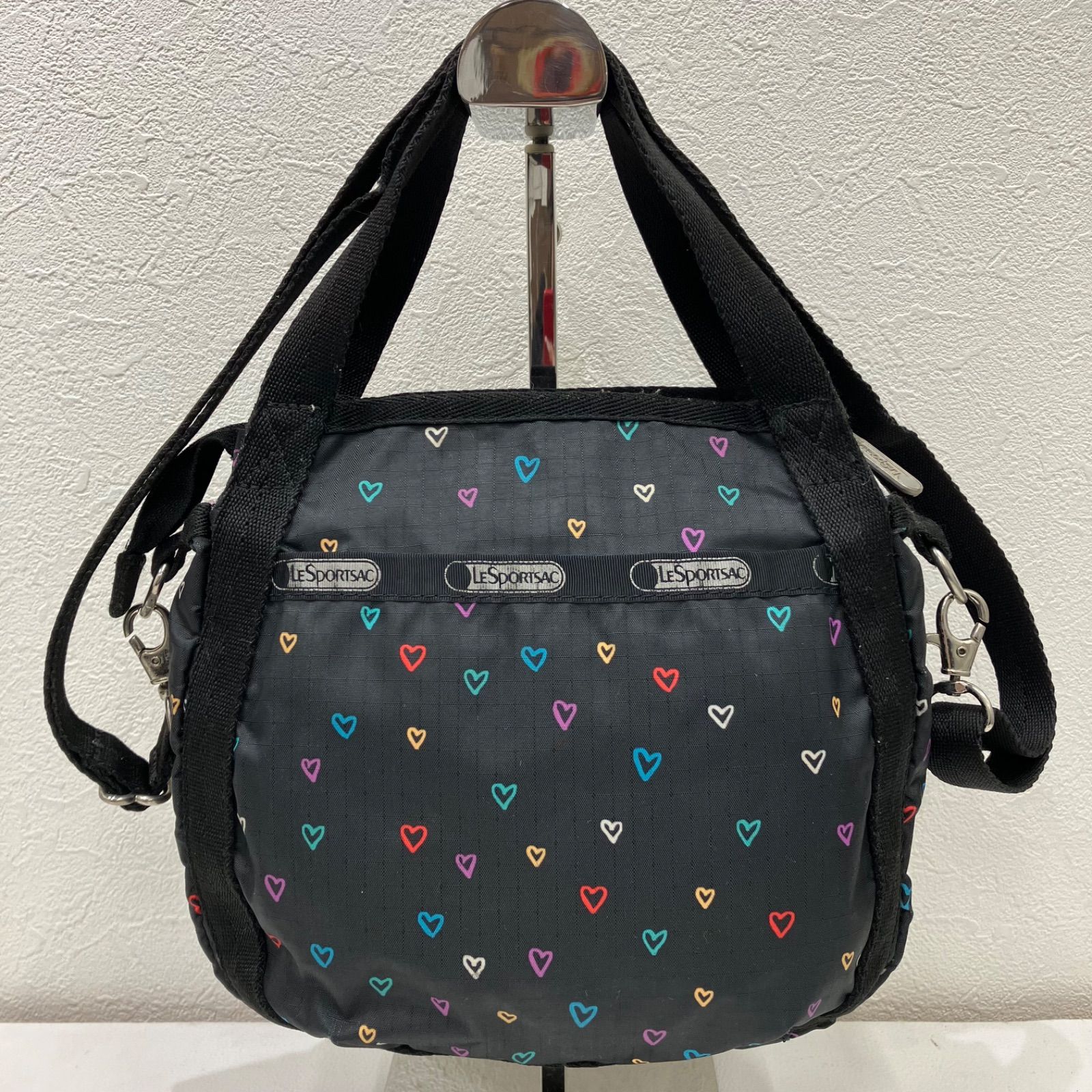 7381 LeSportsac レスポートサック スモールジェニー ハート柄 