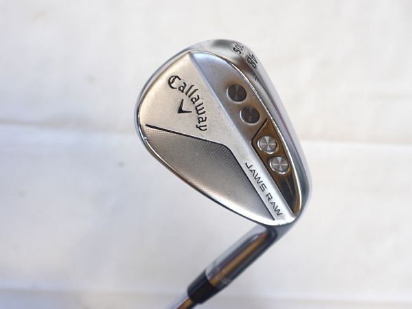 ☆【美品】キャロウェイJaws Raw 52 10S ウェッジ DG S200 ウェッジ JAWS RAWウェッジ クロム ロフト角：52.0°/バンス角：10.0