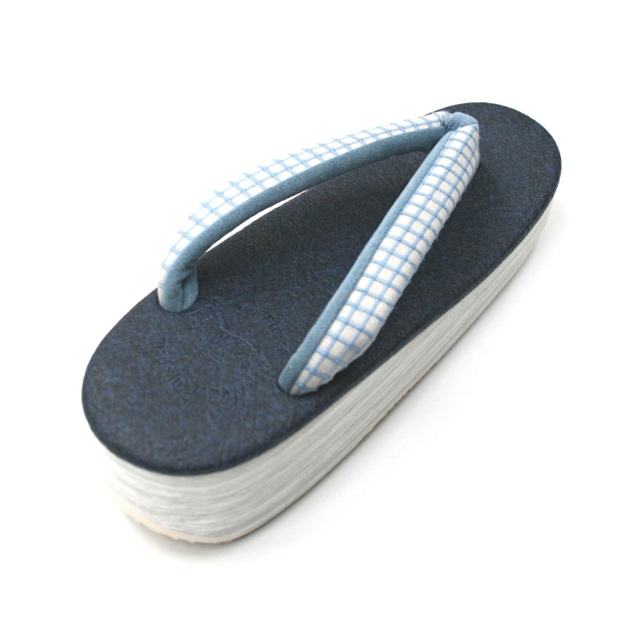  カレンブロッソ vibram カフェぞうり Mサイズ 紺 草履 ぞうり 01 草履 和装履物