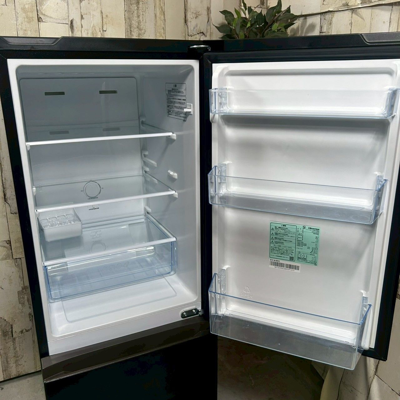 2023年製】 Hisense ハイセンス HR-D16FB ノンフロン冷凍冷蔵庫 162L 
