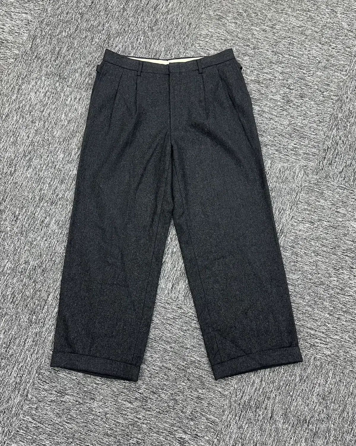 LOVE 承 Her 裏42 90 S ウール ワイドパンツ-M 1252