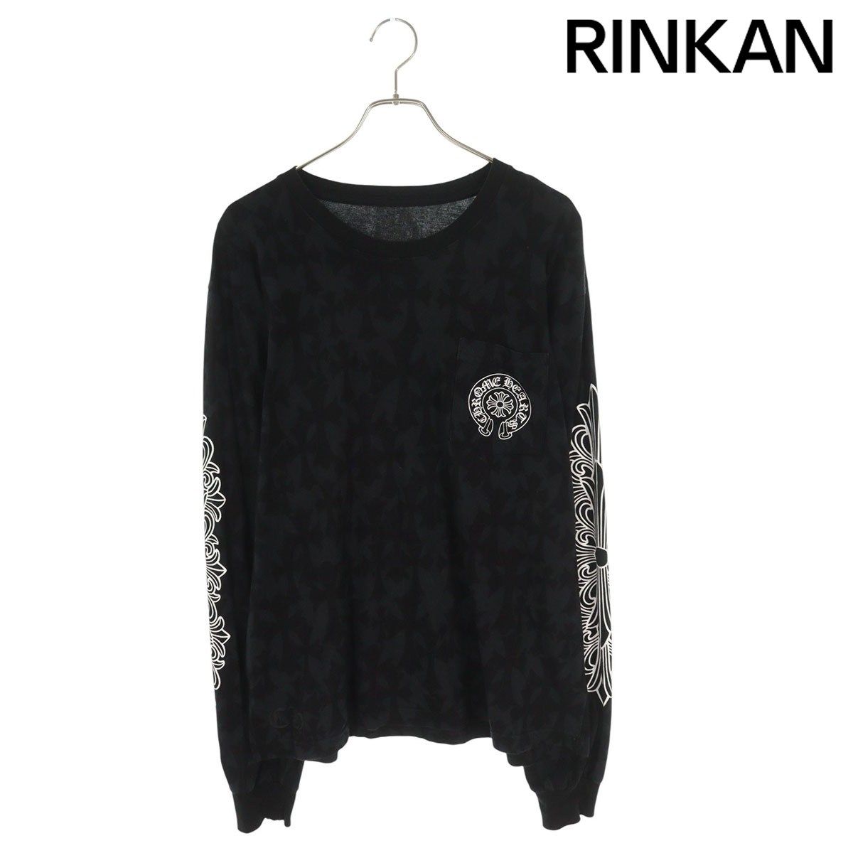 クロムハーツ Graveyard Cemetery Cross L/S Tee セメタリークロス総柄