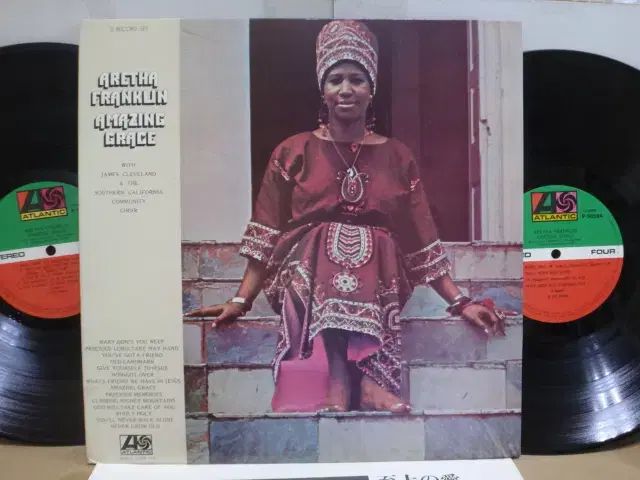 日本 LP Aretha Franklin ー 1972 年 早い 2