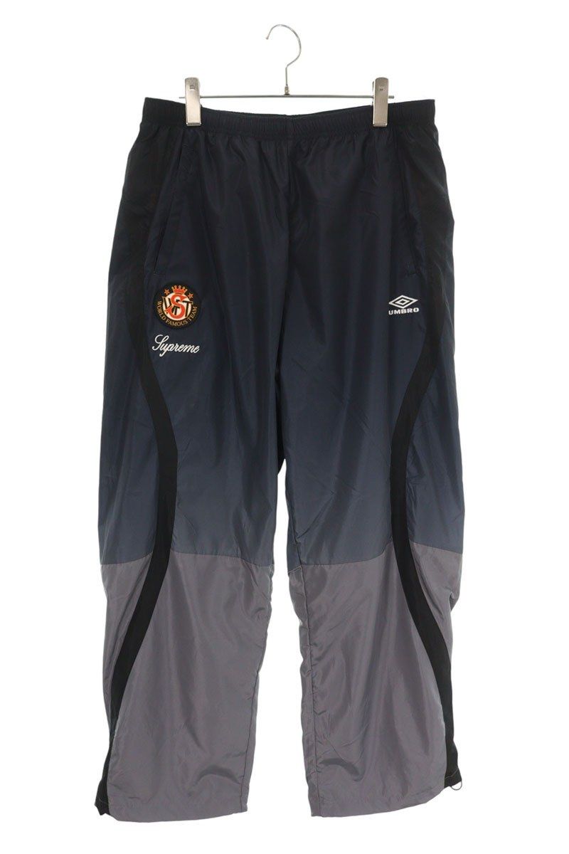 シュプリーム Umbro Gradient Track Pant グラデーションナイロントラックロングパンツ メンズ L