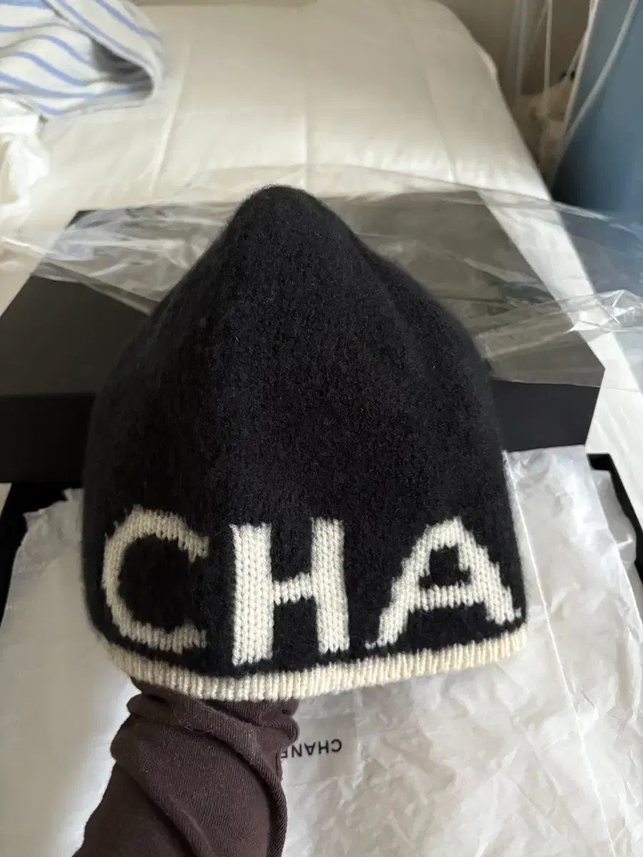 正規品 CHANEL ビーニー カシミア リバーシブル - メルカリ