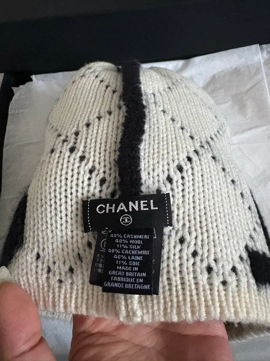 正規品 CHANEL ビーニー カシミア リバーシブル - メルカリ