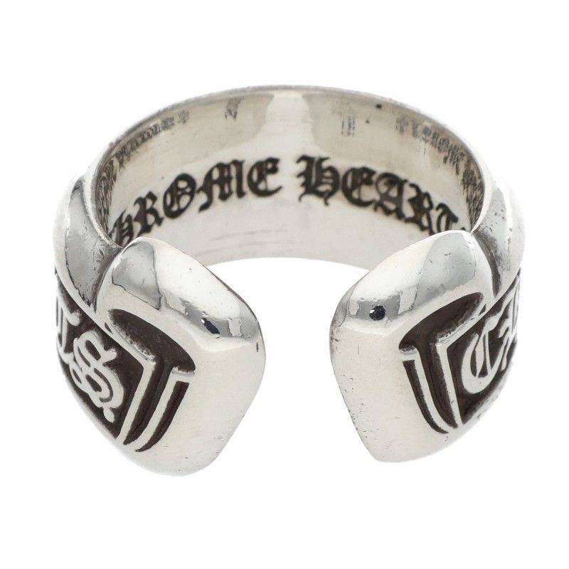 クロムハーツ SM SCROLL LABEL/スモールスクロールラベル シルバー