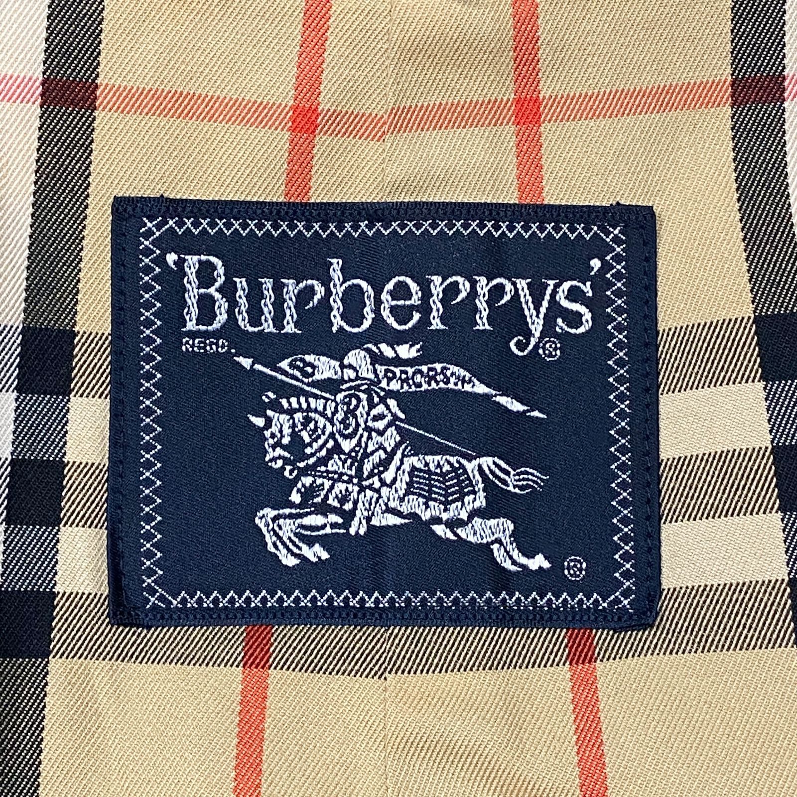 希少 美品 Burberrys バーバリー トレンチコート ダブル ノバチェック
