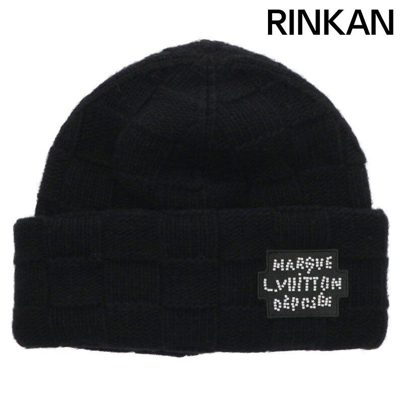 ルイヴィトン M 7336 A ダミエパールロゴビーニー帽子 メンズ