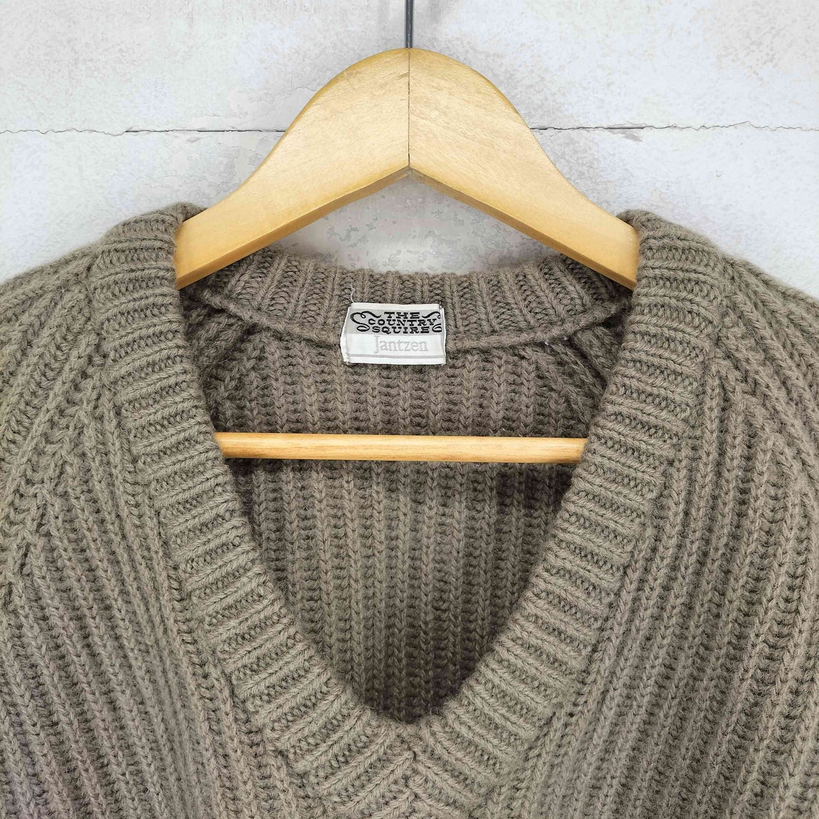 ジャンセン 新品 ウールニットセーター JANTZEN ジャンゼン 無地 APC 