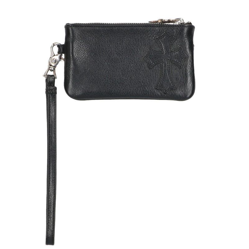 クロムハーツ ZPR CHNG PURSE チェンジパース ストラップ付クロスパッチダガージップコインケース メンズ