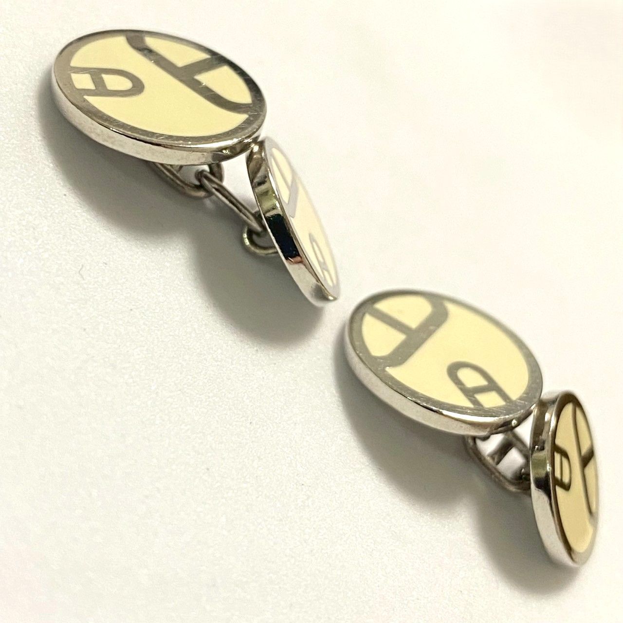 4255 HERMES エルメス シェーヌダンクル カフス カフリンクス Chaine d