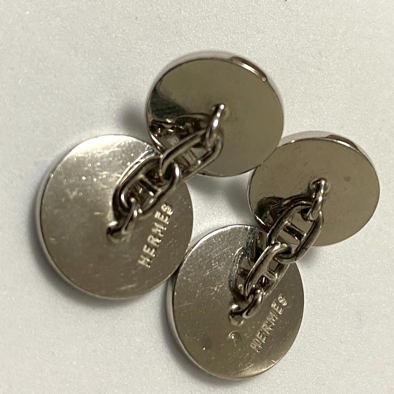 4255 HERMES エルメス シェーヌダンクル カフス カフリンクス Chaine d