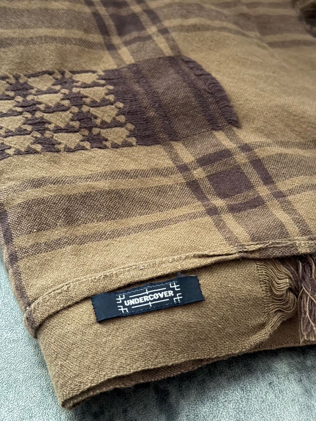 初期 アンダーカバー undercover 刺繍 アフガンストール DAVF期 - メルカリ