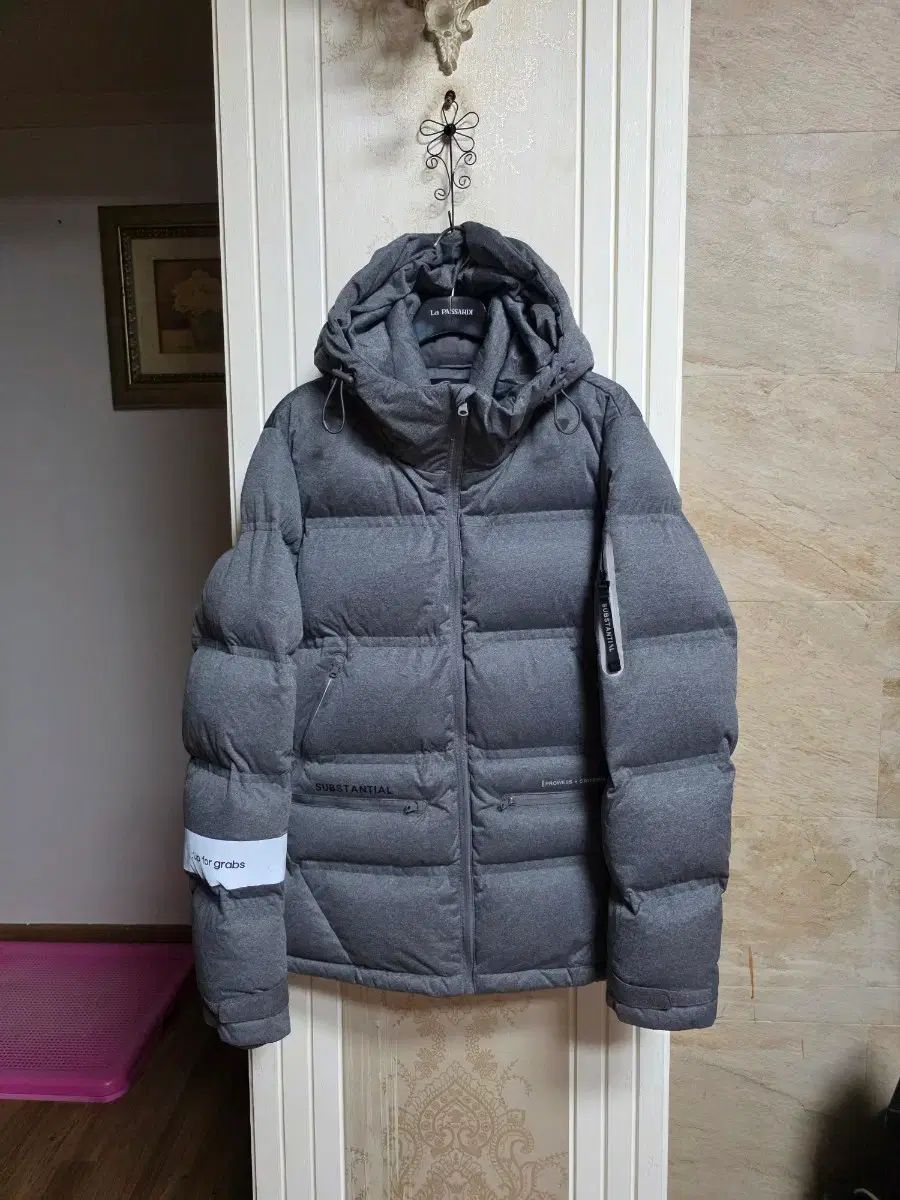 1208)frank stone グレー ダウン アウター