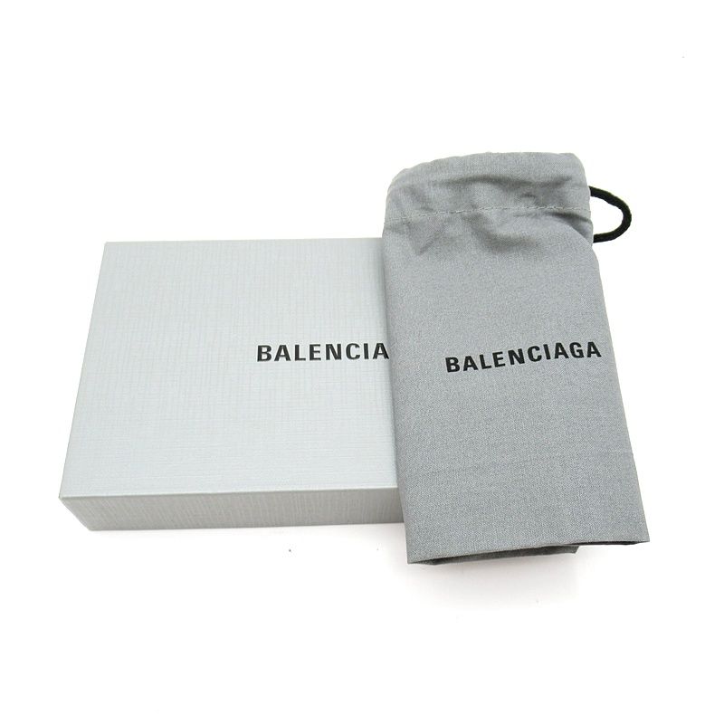 バレンシアガ カードコインケース 736734 カーフ レディース グレー 【】