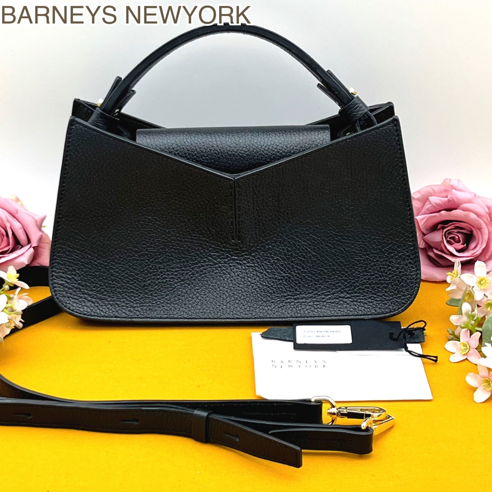 ✨極美品✨BARNEYS NEWYORK バーニーズニューヨーク 2wayバッグ レザー