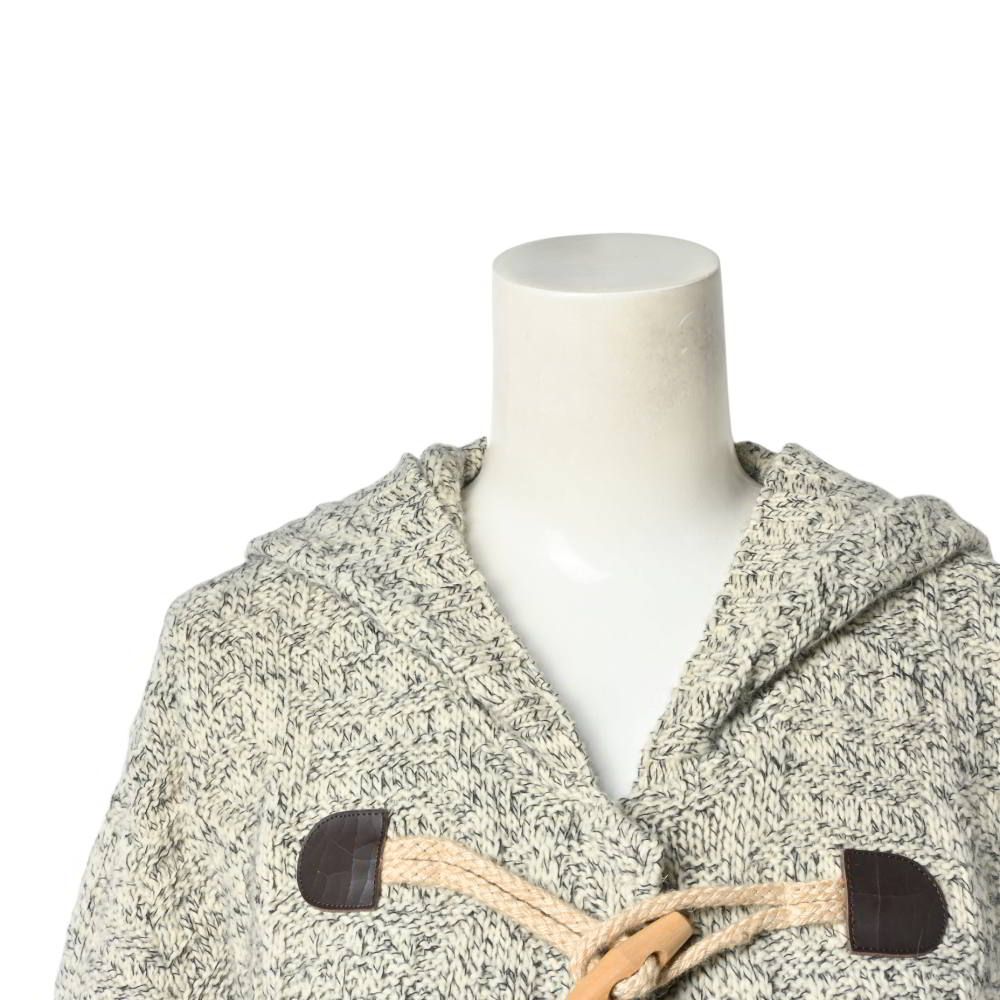 Vintage Yves Saint Laurent ニット ダッフル コート Yves Saint Laurent ヴィンテージ アンゴラ混 ニット ダッフル コート