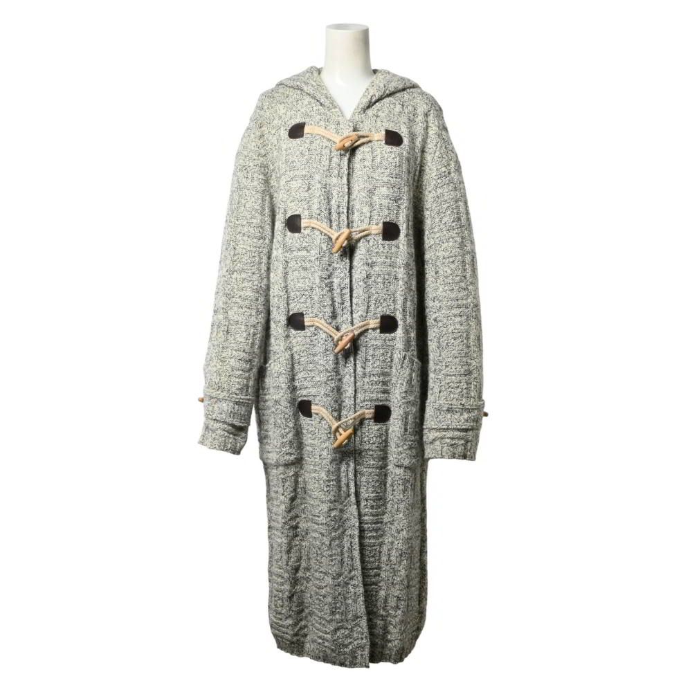 【Yves Saint Laurent】ヴィンテージ　薄手　ダッフルコート Yves Saint Laurent ヴィンテージ アンゴラ混 ニット ダッフル コート