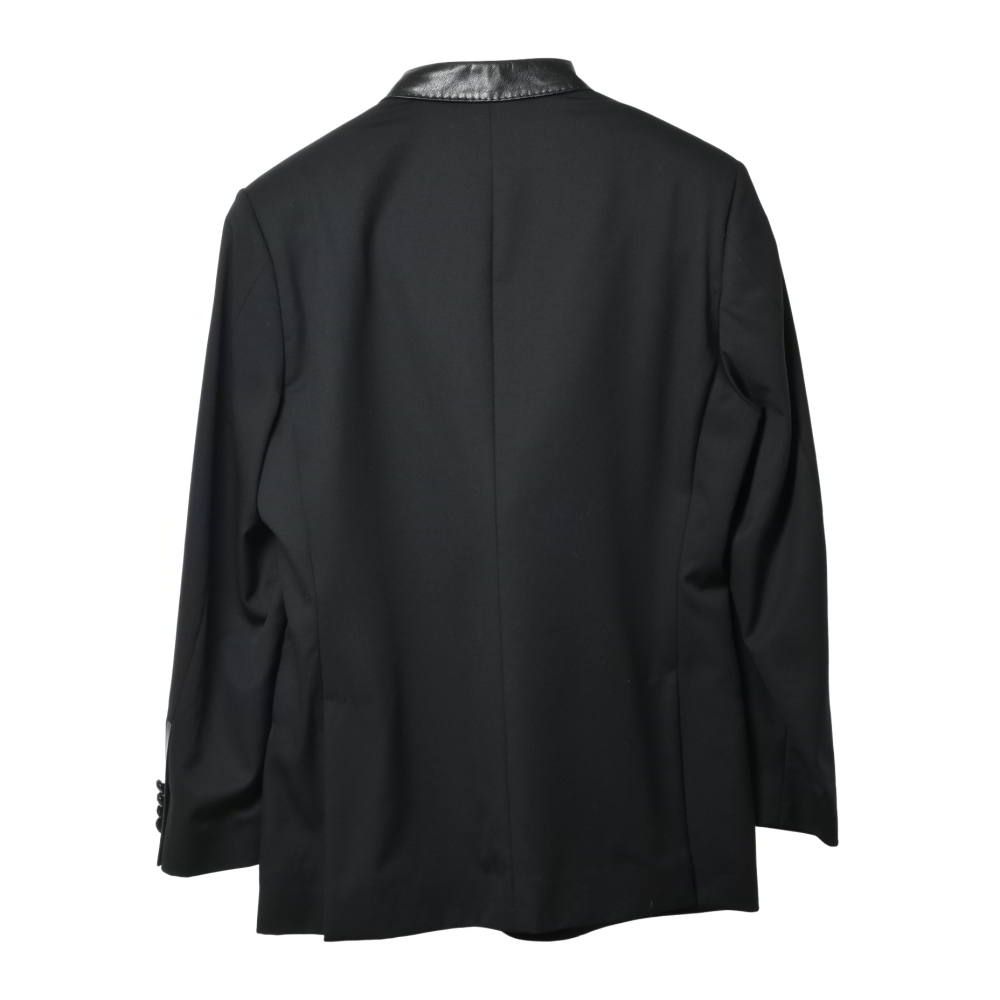 DOLCE&GABBANA ゴートレザー切替 ジップ テーラード ジャケット - メルカリ