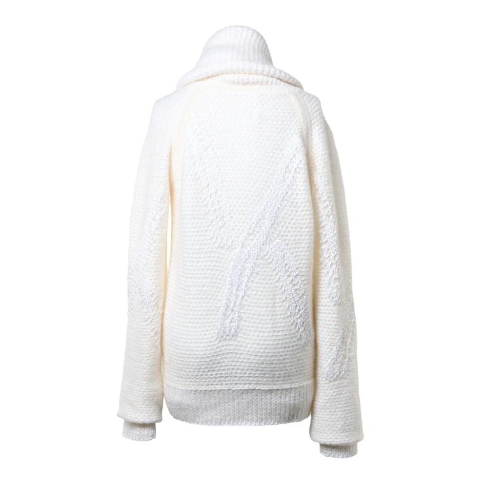 CHANEL 03A P22195V01416 シルク モヘア混 タートルネック ニット