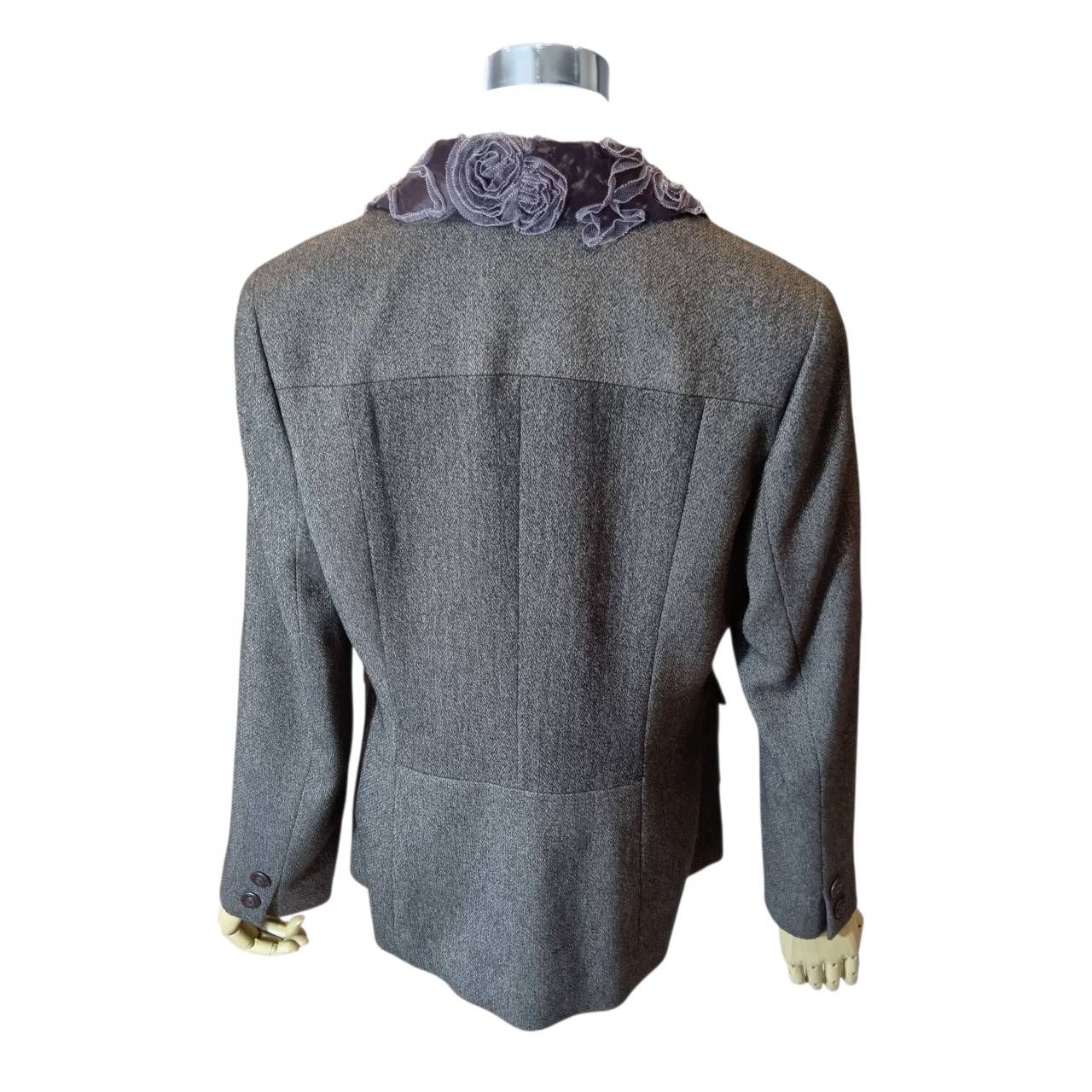 インポートロッサ ジャケット サイズ:44｜華やかな薔薇装飾×上品