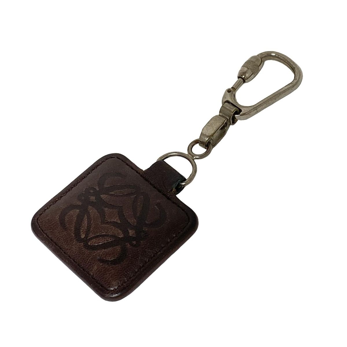 LOEWE(ロエベ) キーホルダー(チャーム) - ダークブラウン レザー