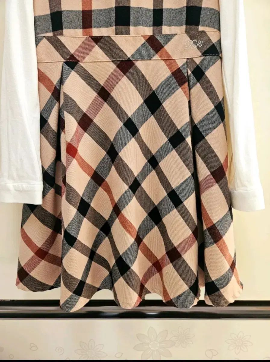 ダックスキッズ チェック柄ワンピース