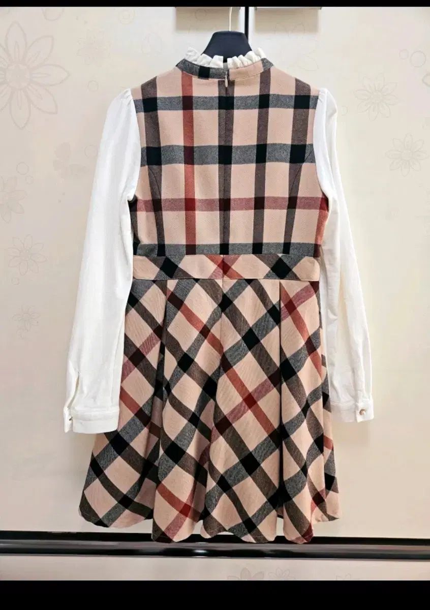ダックスキッズ チェック柄ワンピース 150