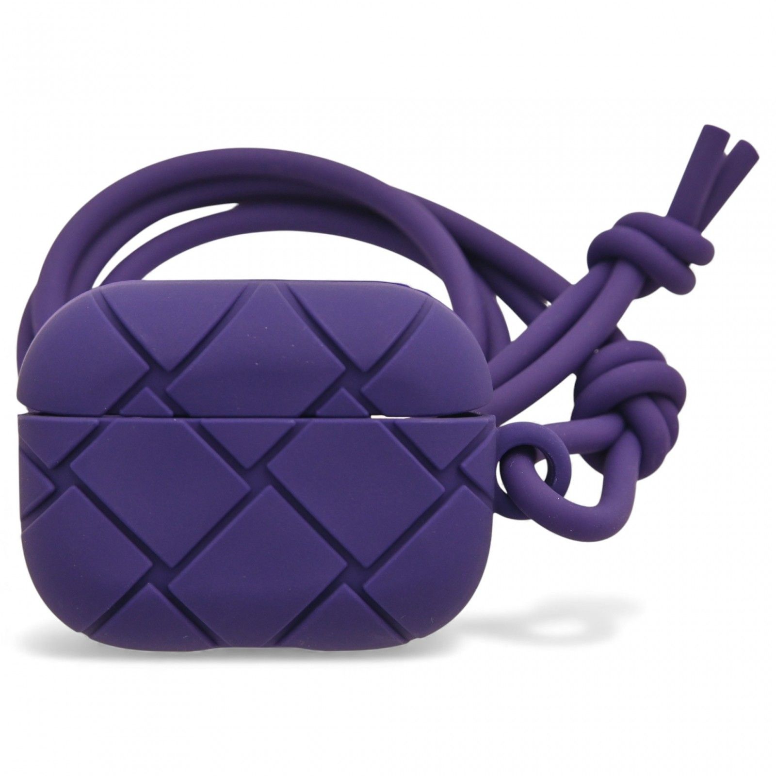 ボッテガヴェネタ AirPodsProケース シリコン パープル Aランク bo 9907 zz