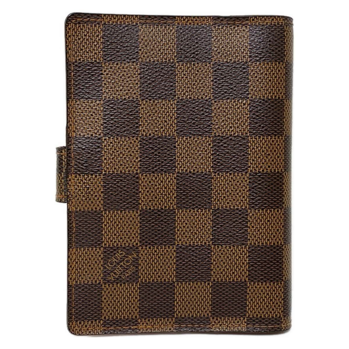 LOUIS VUITTON ルイヴィトン 手帳 ダミエ アジェンダコアラ R 21011 エベヌ イニシャル刻印