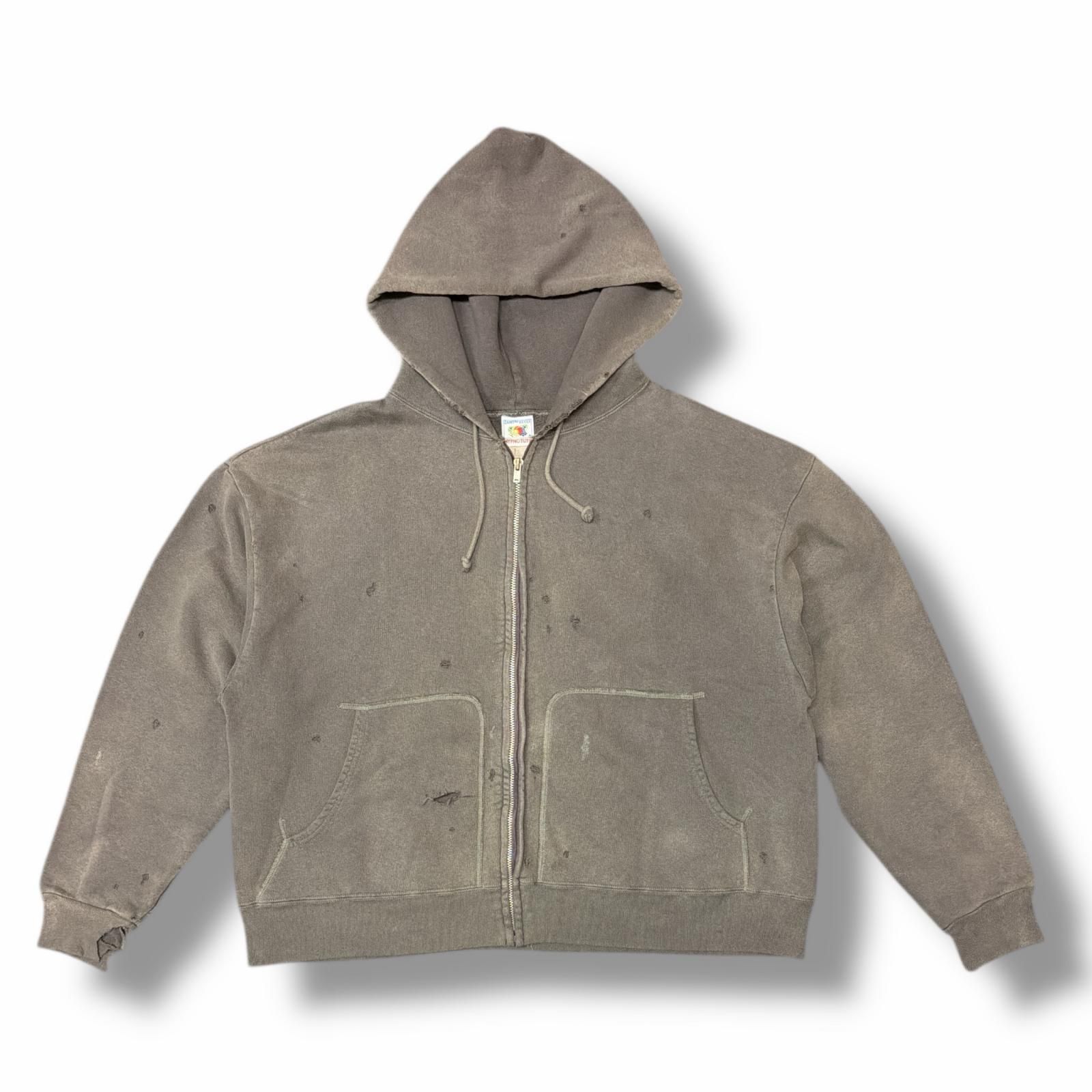 23AW SAINTMICHAEL セントマイケル ZIP ダメージ パーカー カテゴリー